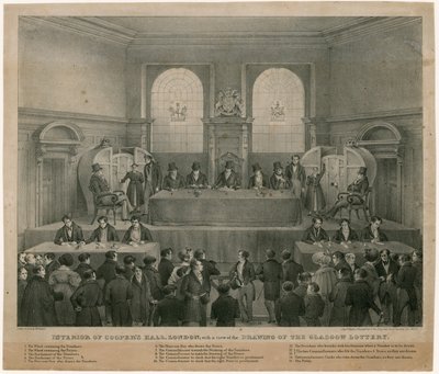 Coopers Hall - Ziehung der Glasgow-Lotterie von English School