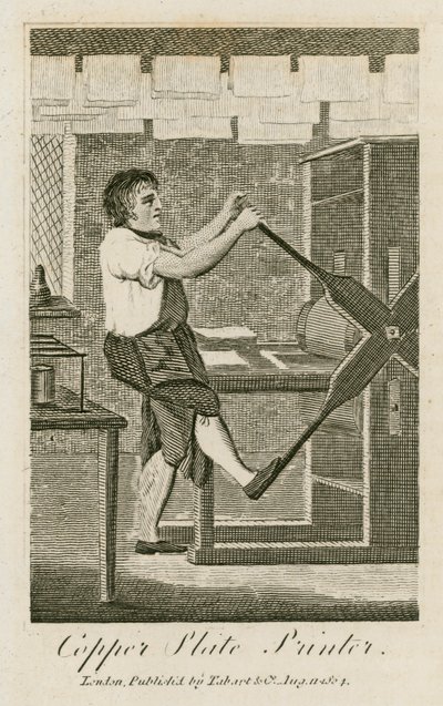 Kupferplatten-Drucker von English School