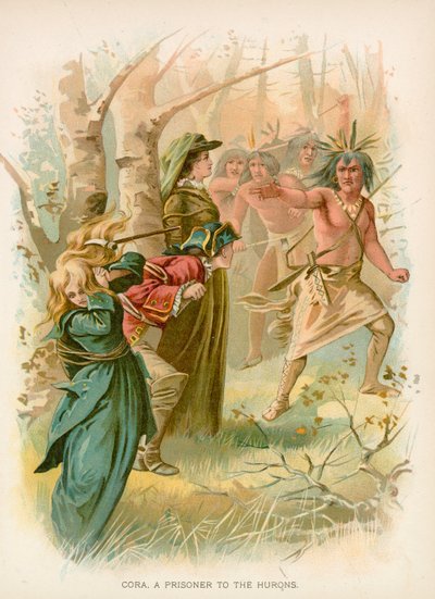 Cora, eine Gefangene der Huronen von English School