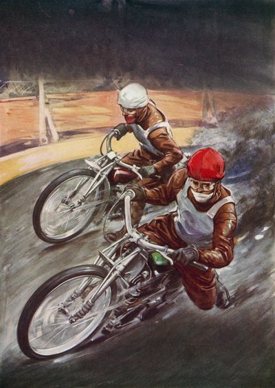 Kurvenfahrt auf der Schotterpiste von English School