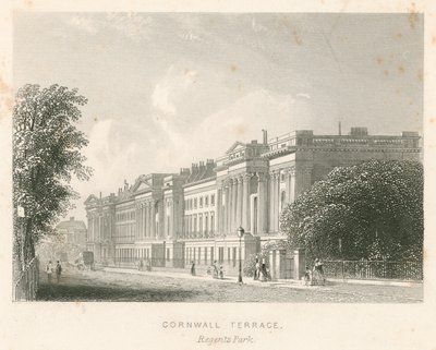 Cornwall Terrasse, Regents Park, London von English School