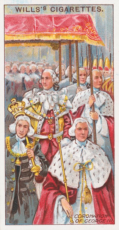 Krönung von George III. von English School