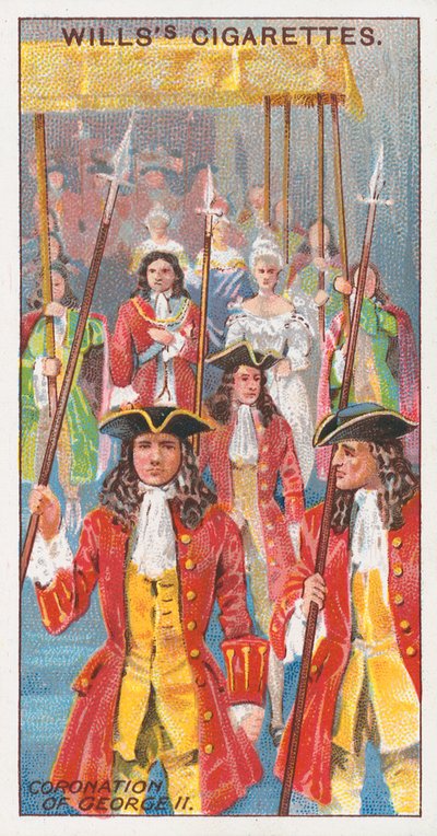 Krönung von George II von English School