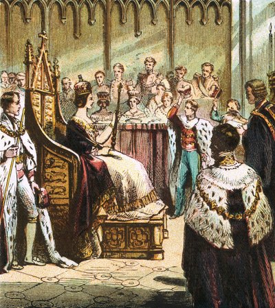 Krönung von Victoria von English School