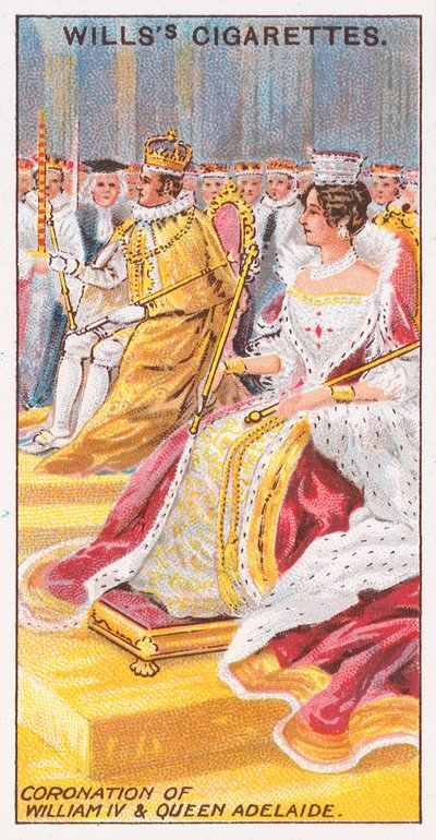 Krönung von Wilhelm IV. und Königin Adelaide von English School
