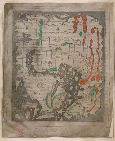 Die Tiberius-Karte, Mappa Mundi von English School
