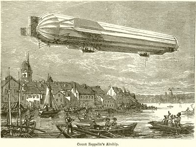 Graf Zeppelins Luftschiff von English School