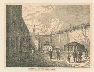 Hof im Fleet-Gefängnis von English School