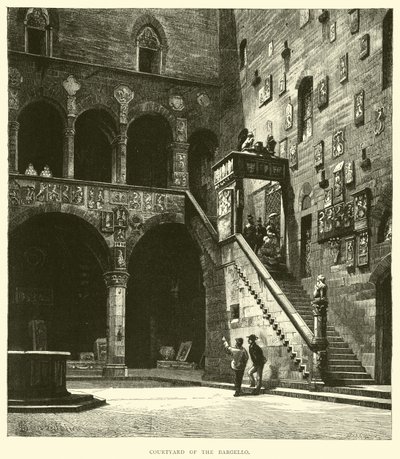 Innenhof des Bargello von English School