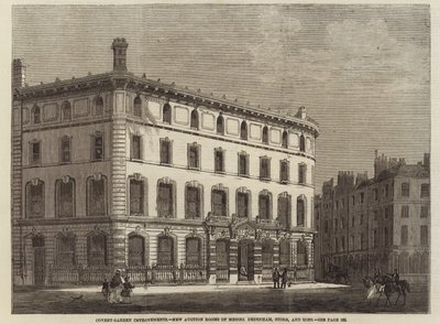 Verbesserungen am Covent Garden - Neue Auktionsräume von Messrs Debenham, Storr und Sons von English School