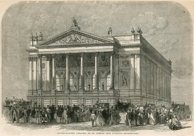 Covent Garden Theatre, London - wird heute Abend eröffnet von English School