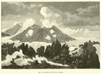 Krater des Mount Hekla von English School