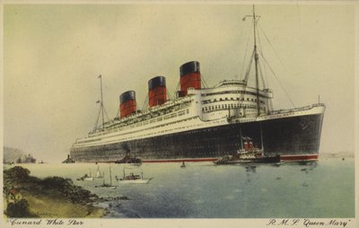 Cunard White Star Line Liner RMS Queen Mary von English School