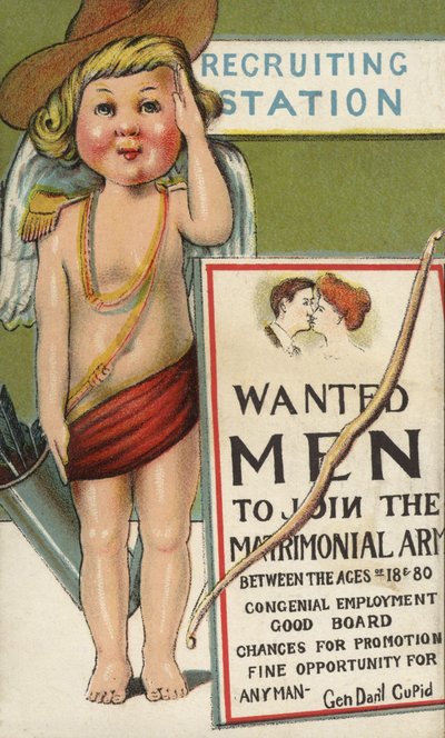 Amor als Armeewerber von English School