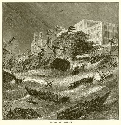 Zyklon in Kalkutta von English School