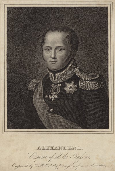 Zar Alexander I. von Russland von English School