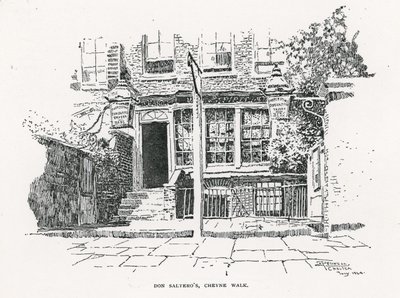 Dan Salteros Kaffeehaus in Cheyne Walk von English School