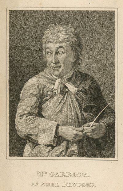 David Garrick, Schauspieler, als Abel Drugger von English School