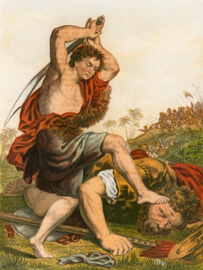David tötet Goliath von English School