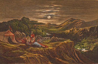 David nimmt Sauls Speer und Wasserkrug von English School