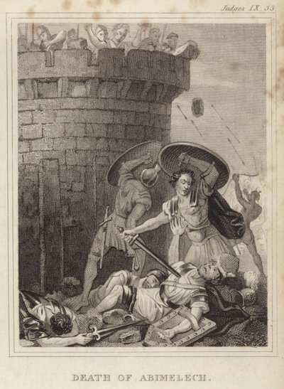 Tod von Abimelech von English School