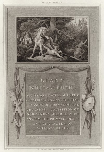 Tod von Wilhelm Rufus von English School