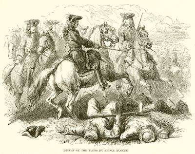 Niederlage der Türken durch Prinz Eugen von English School