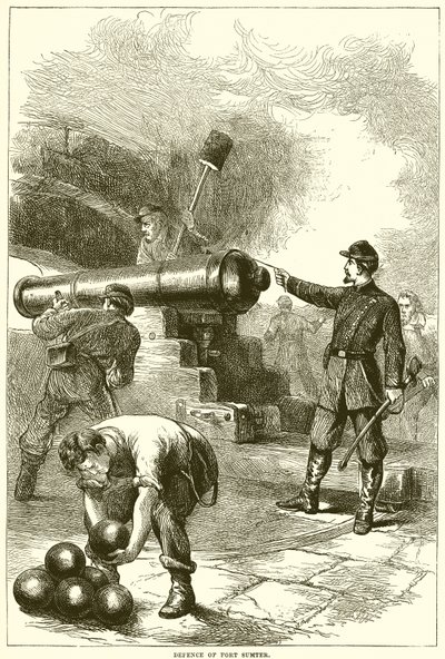Verteidigung von Fort Sumter von English School