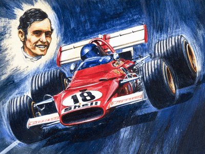 Denis Hulme, Weltmeister der Fahrer aus Neuseeland von English School