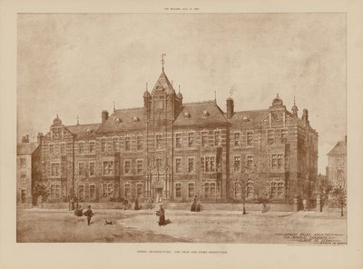 Derby Architektur, die Taubstummenanstalt von English School