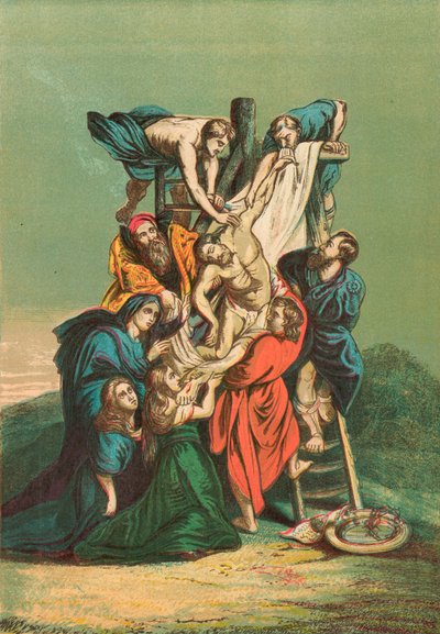 Abnahme vom Kreuz von English School