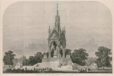 Entwurf für das Nationaldenkmal des verstorbenen Prinzgemahls von English School