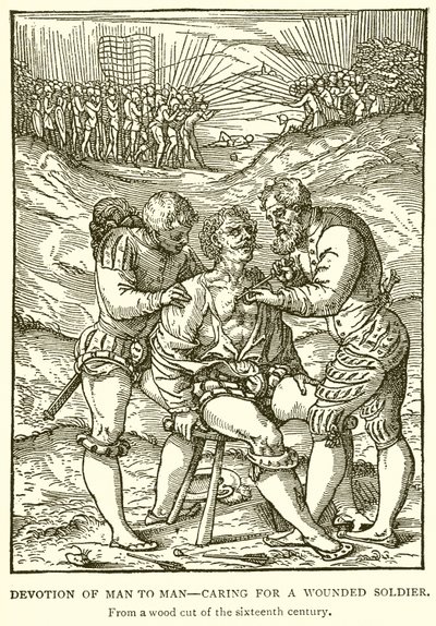Hingabe von Mensch zu Mensch – Pflege eines verwundeten Soldaten von English School