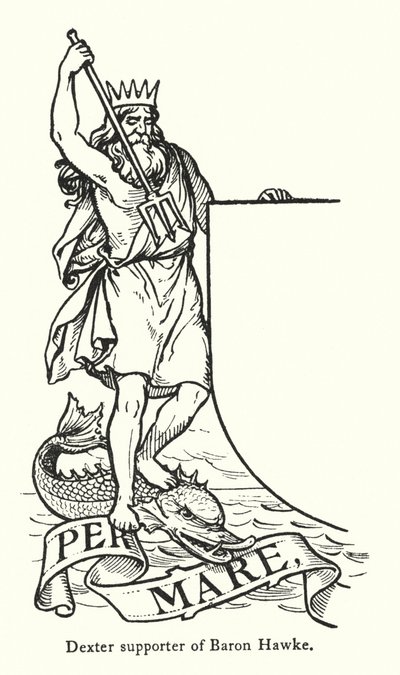Dexter Unterstützer von Baron Hawke (Gravur) von English School