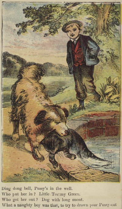 Ding Dong Glocke, die Katze ist im Brunnen von English School