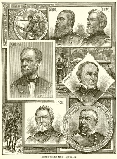 Berühmte Generäle der Union von English School