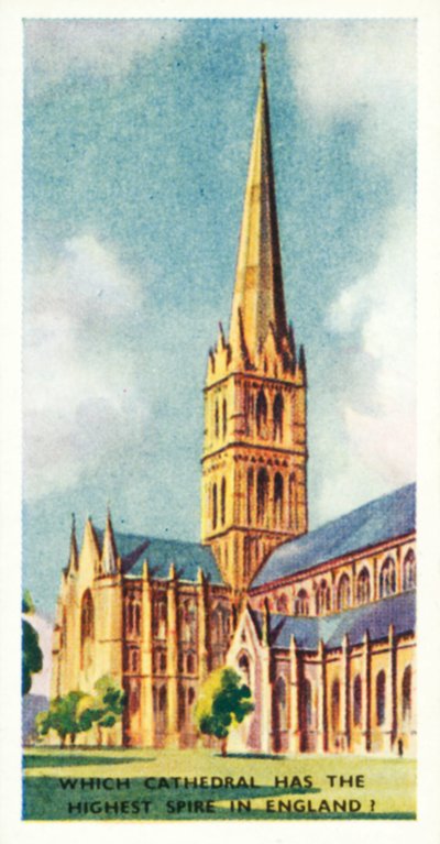 Wissen Sie: Welche Kathedrale hat den höchsten Turm in England? von English School