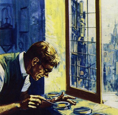 Doktor Alexander Fleming arbeitete im St. Mary