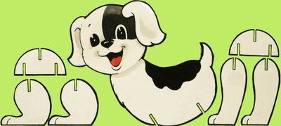 Hund-Ausschnitt von English School