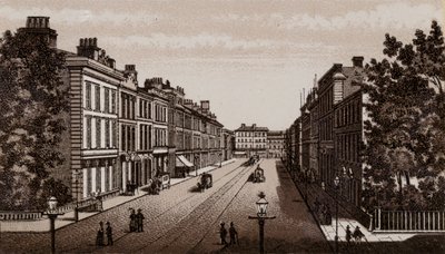 Donegal Place, Belfast 1880 von English School