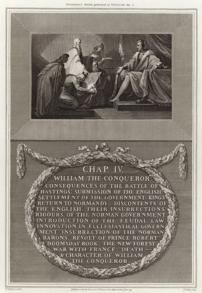 Doomsday-Buch präsentiert an Wilhelm I. von English School