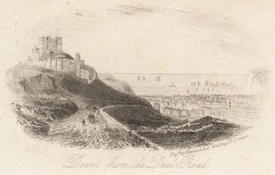 Dover von der Deal Straße von English School