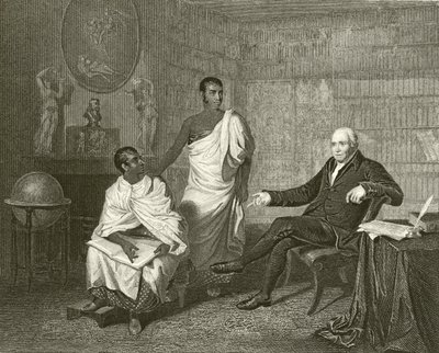 Dr. Adam Clarke und die Priester von Buddha von English School