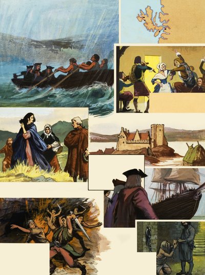 Dr. Johnson in Schottland von English School