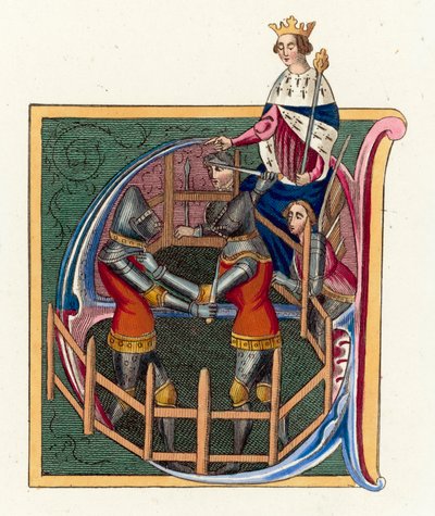 Duell vor König Richard II von English School