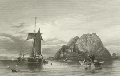 Dumbarton Castle von English School