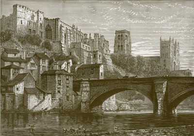 Durham, vom Fluss aus von English School