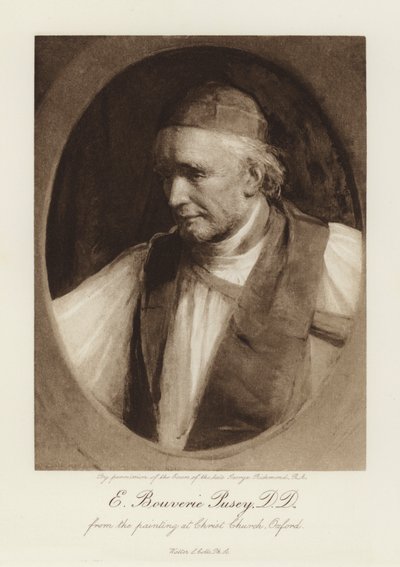 E. Bouverie Pusey, DD (Lithografie) von English School