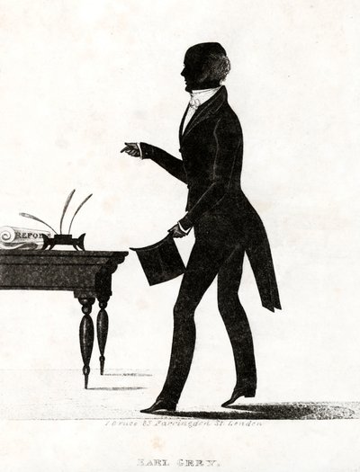 Earl Grey, britischer Whig-Politiker und Premierminister, der den Great Reform Act von 1832 einführte von English School
