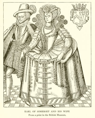 Graf von Somerset und seine Frau von English School